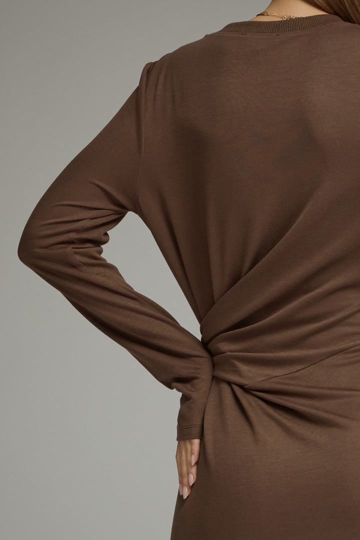 Natalie Dress in Brown
