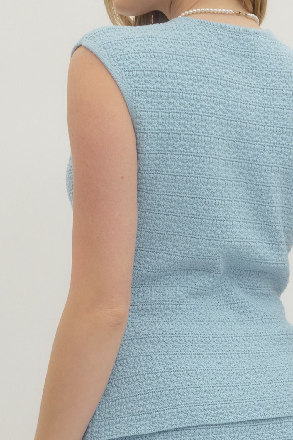 Sky Knit Vest Top