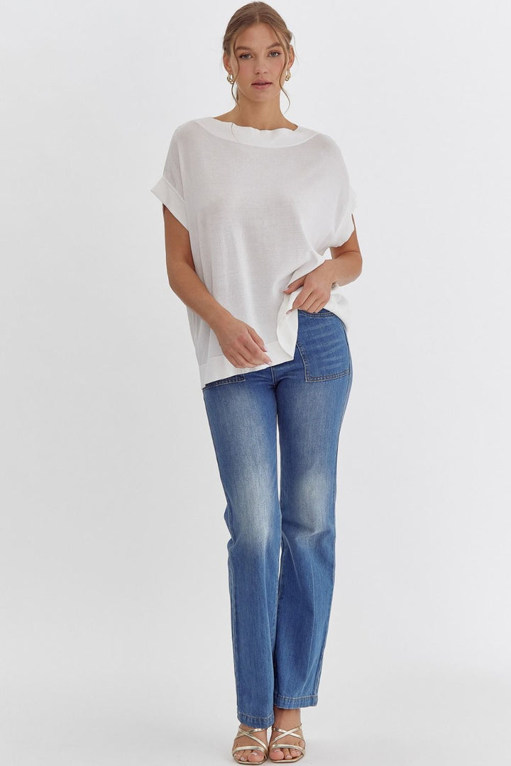 Basic Boatneck Top