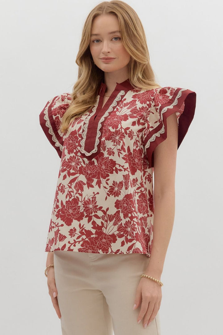 Fall Floral Top