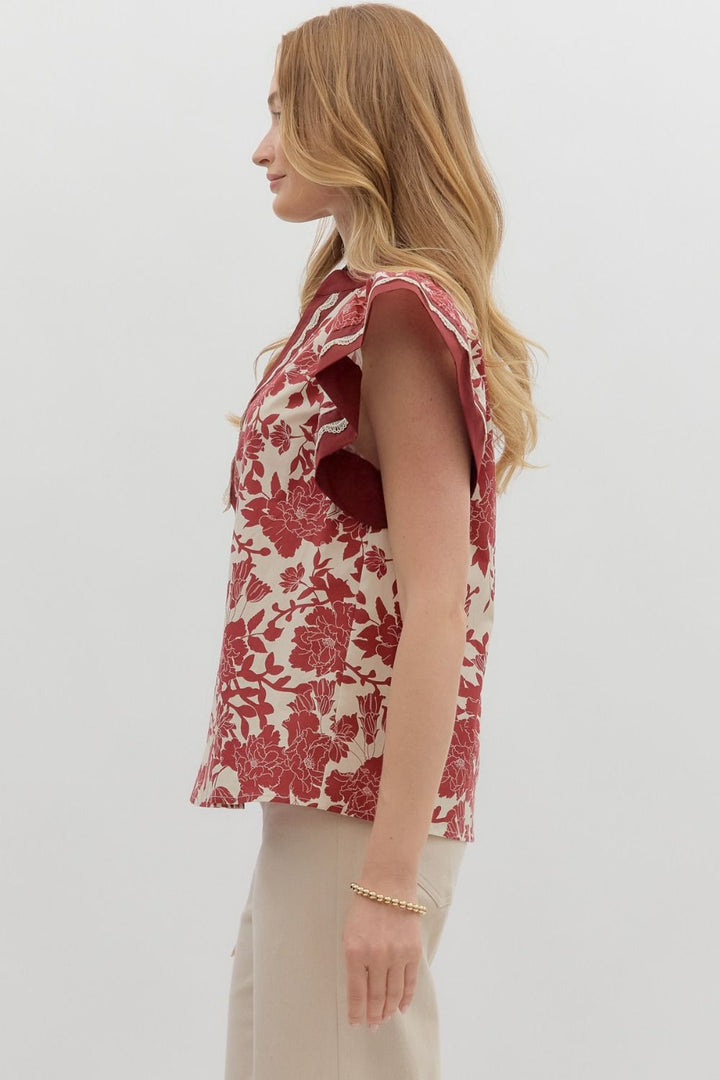 Fall Floral Top