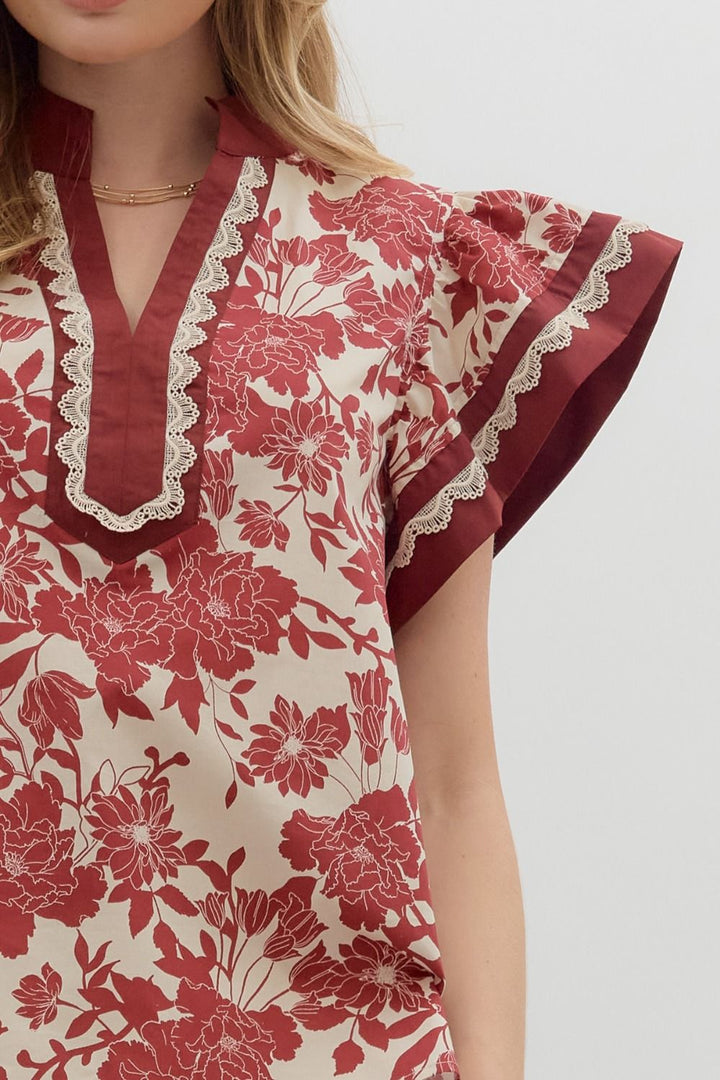Fall Floral Top