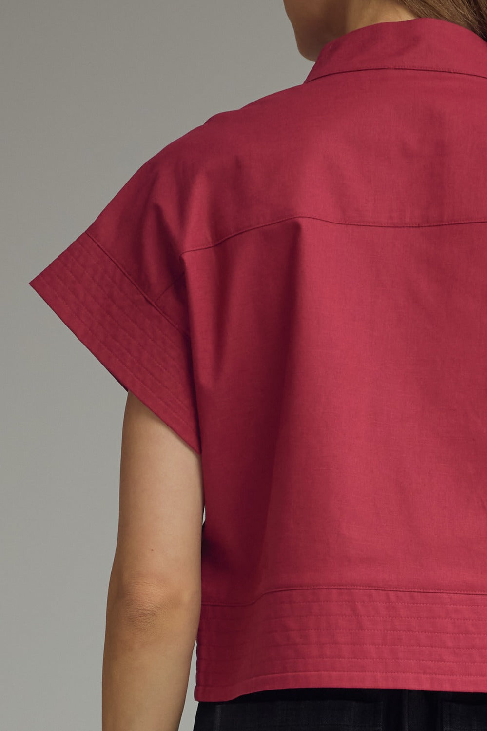 Magnolia Stand Collar Top