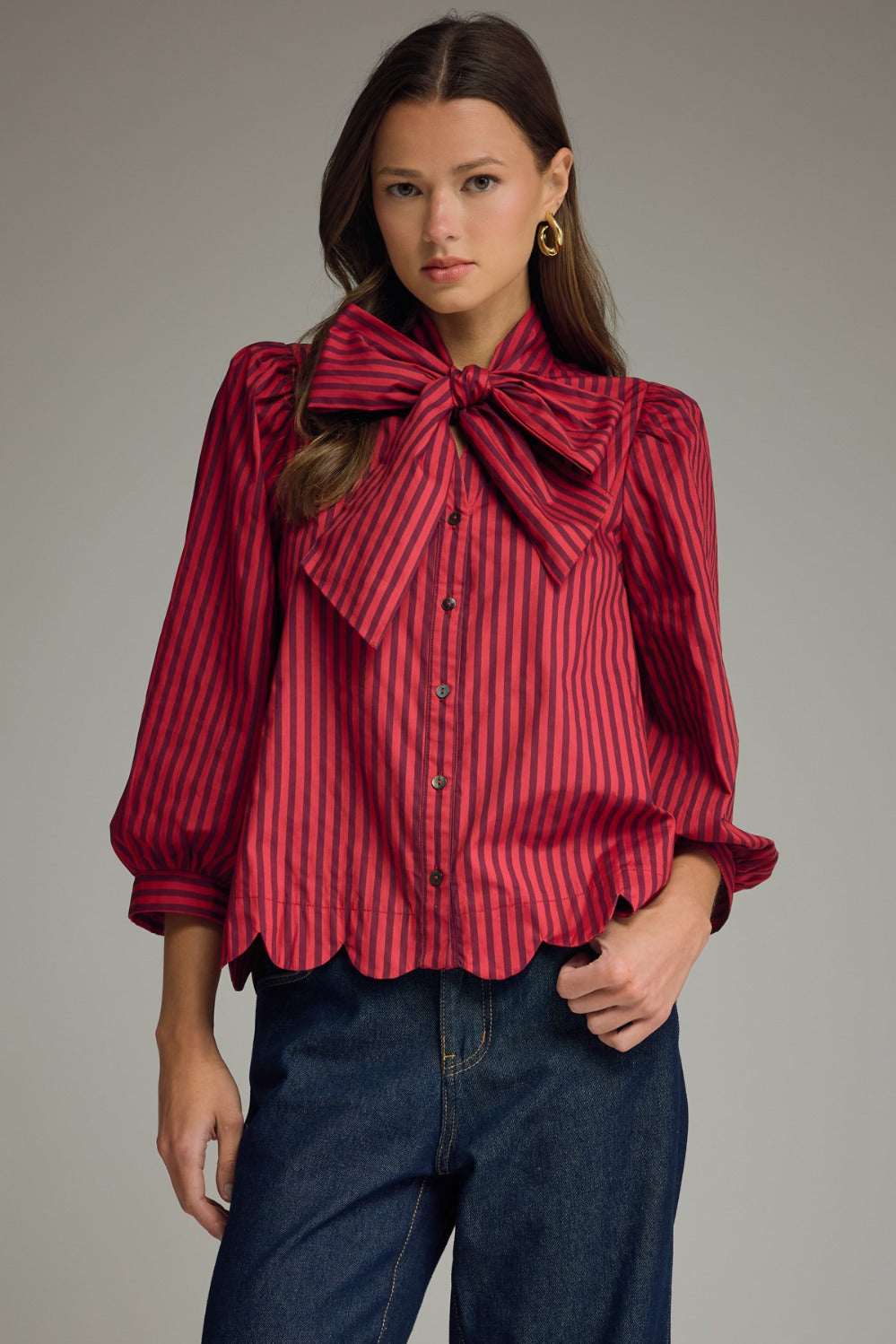 Thora Top - Redbrown