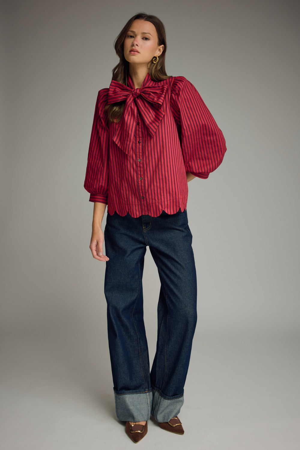 Thora Top - Redbrown