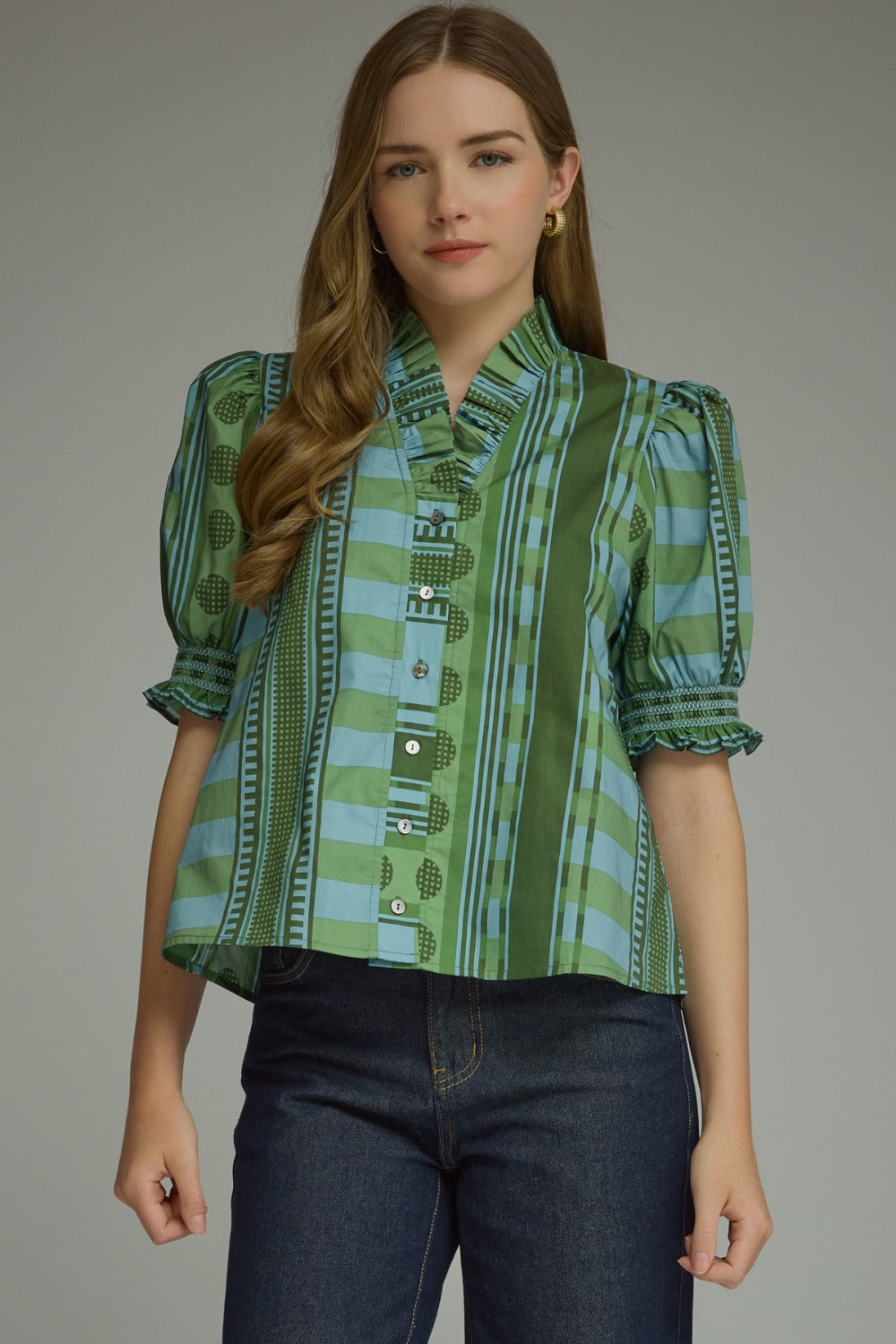 Nessa Top - Olive