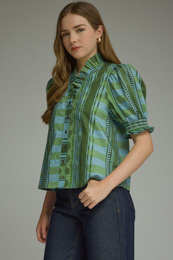 Nessa Top - Olive