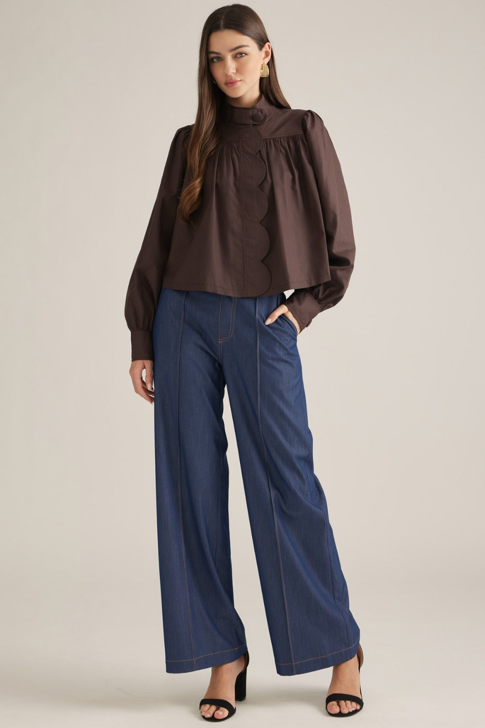 Sara Top - Brown
