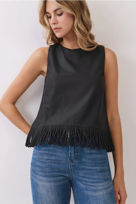 Farah Fringe Top