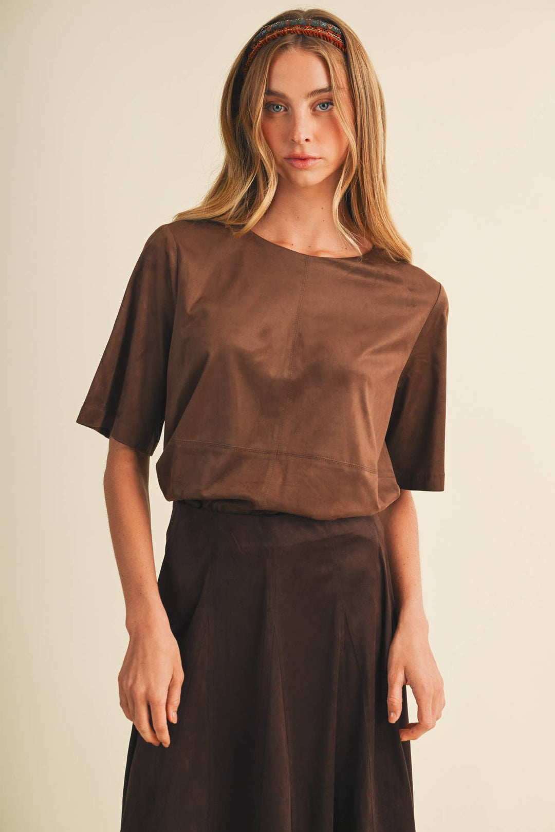 Francine Top in Espresso
