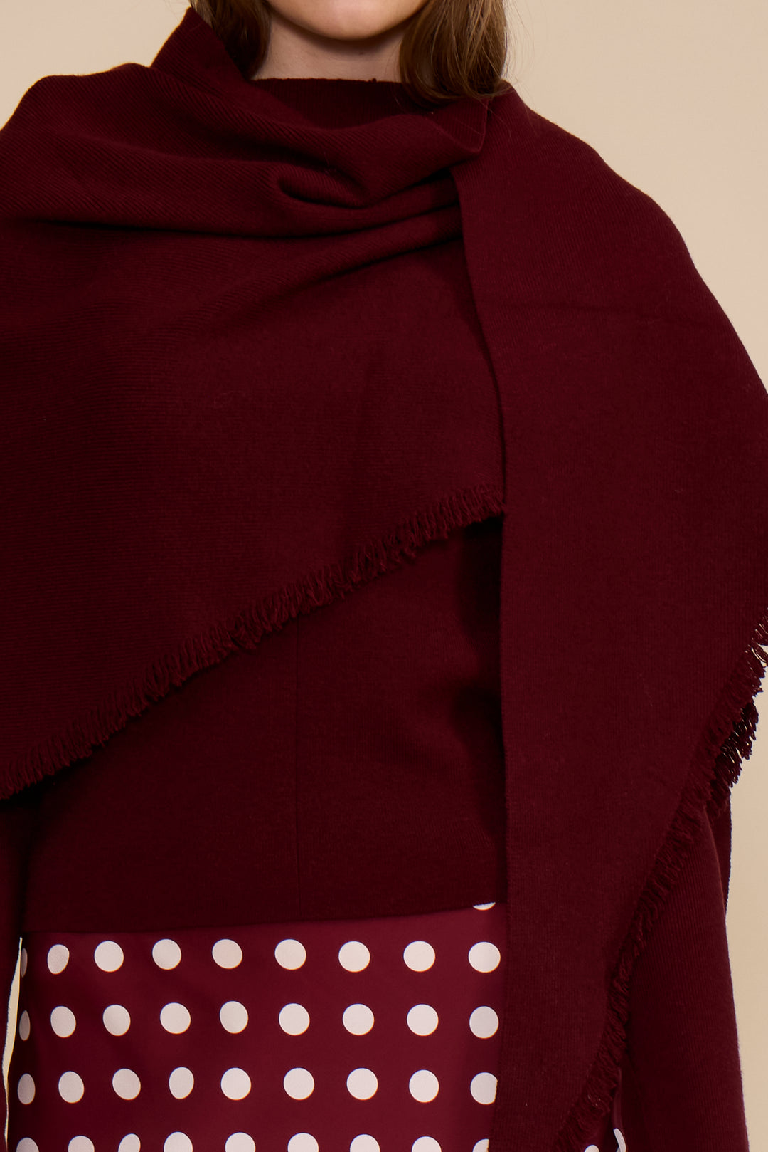 Heather Sweater - Burgundy