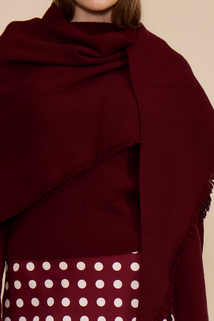 Heather Sweater - Burgundy