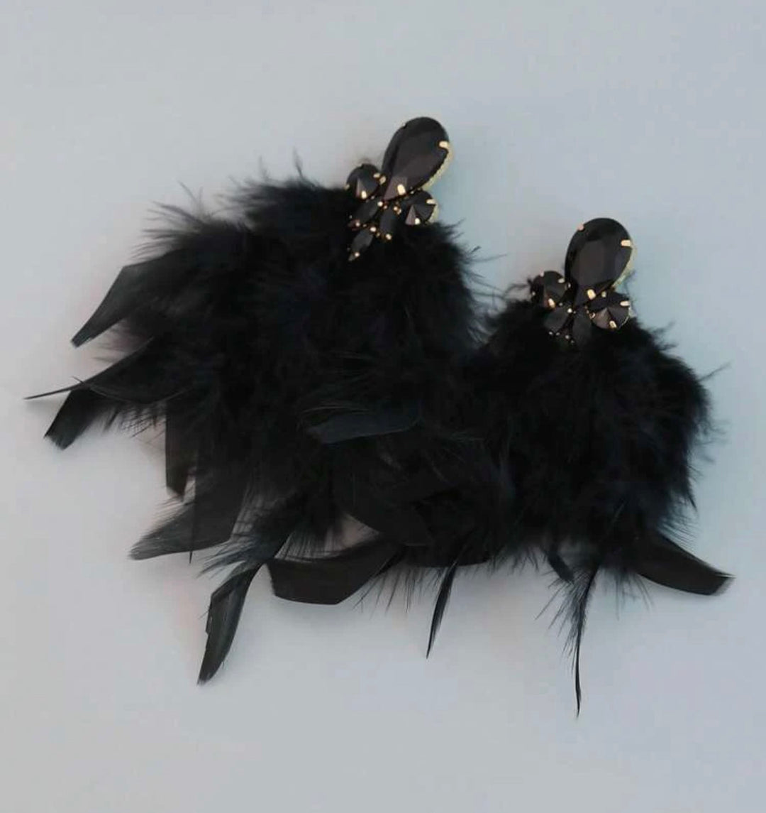 The Claudia Feather Earring