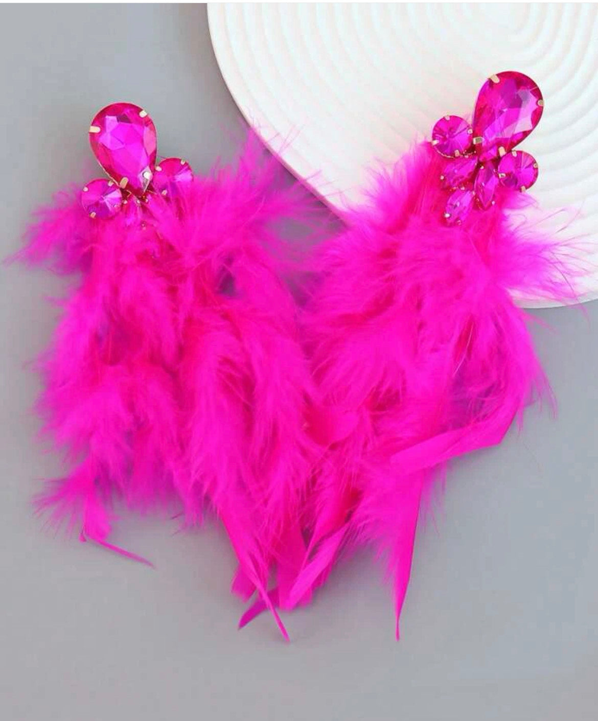 The Claudia Feather Earring