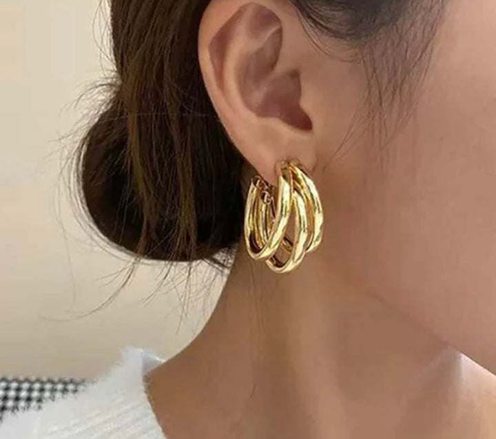 Multi Layer Hoop Earring