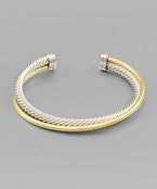 Double Cross Over Cable Cuff