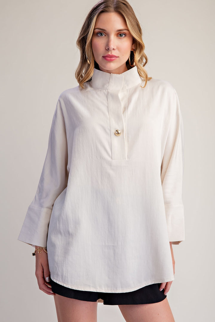 Dolman Shirt Blouse - Ivory