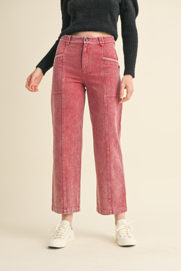 Scallop Stitched Jeans