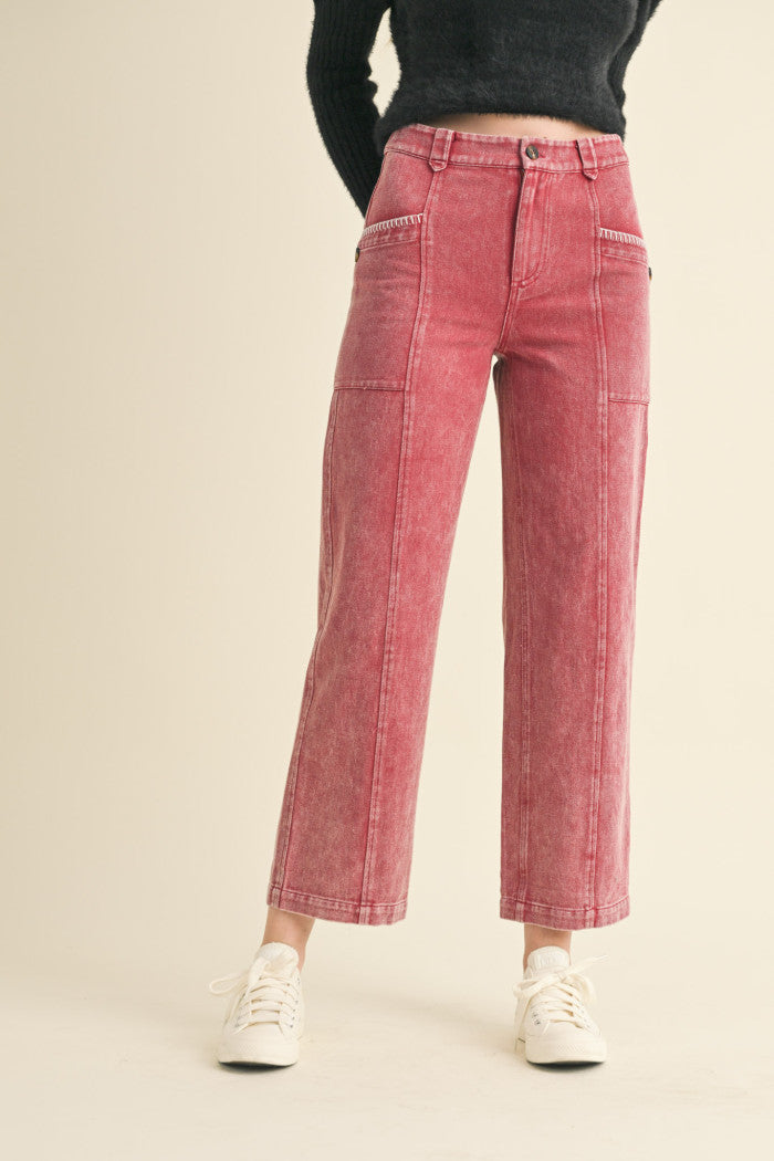 Scallop Stitched Jeans