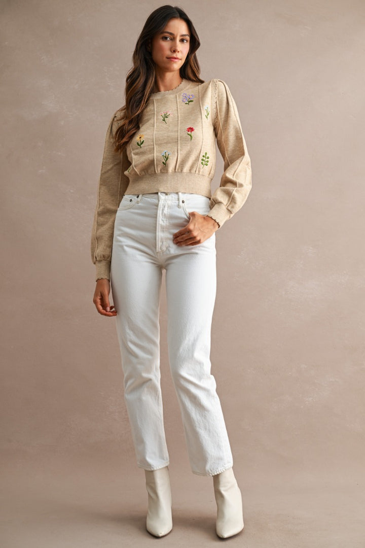 Linnea Sweater in Taupe