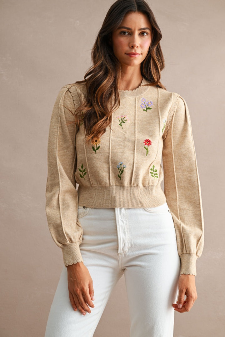 Linnea Sweater in Taupe