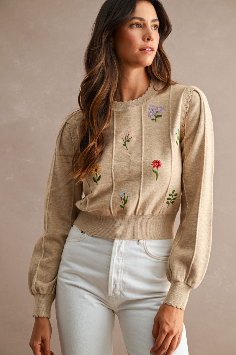 Linnea Sweater in Taupe