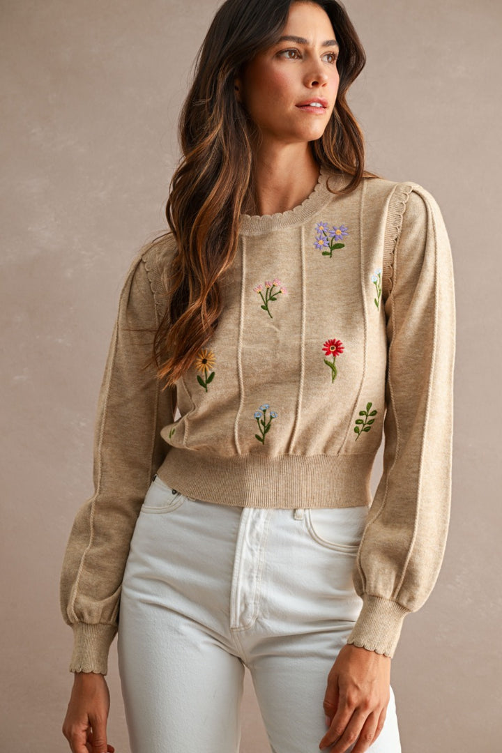 Linnea Sweater in Taupe