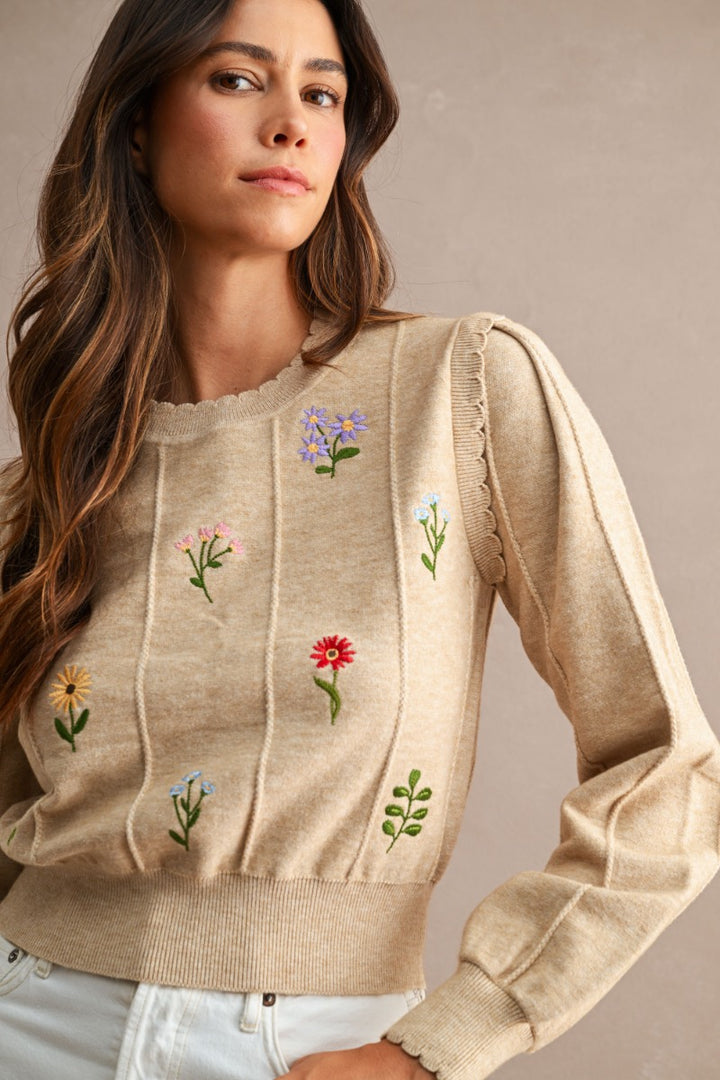 Linnea Sweater in Taupe
