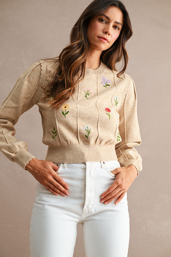 Linnea Sweater in Taupe