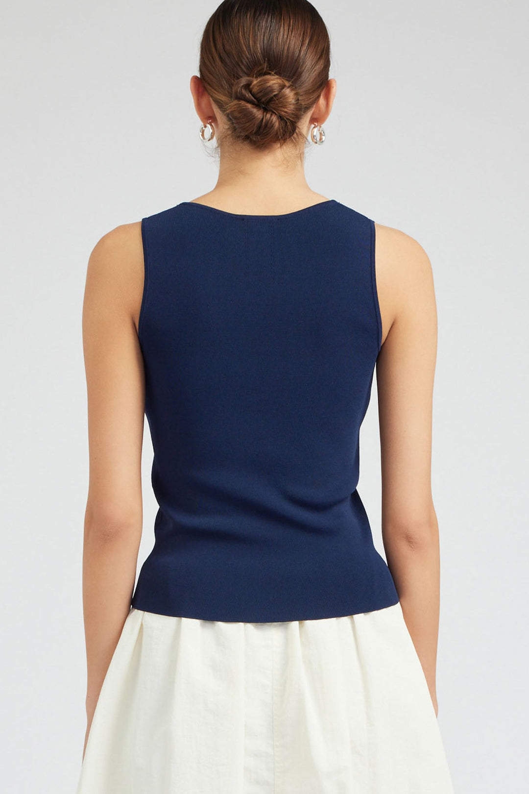 Reyes Top - Navy