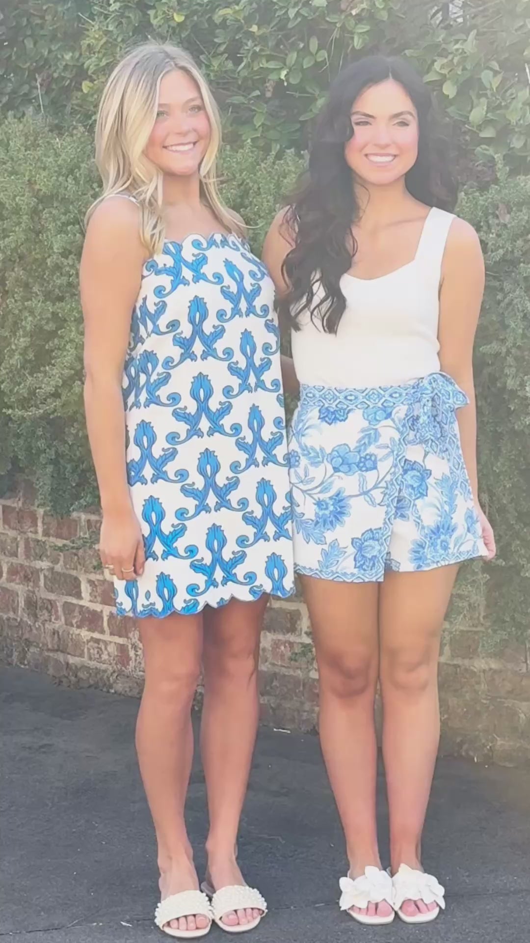 Porcelain Garden Skort