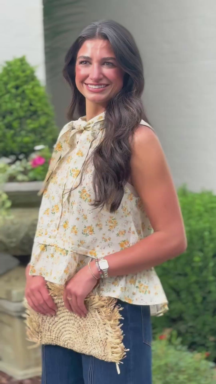 Sweet Pea Floral Top
