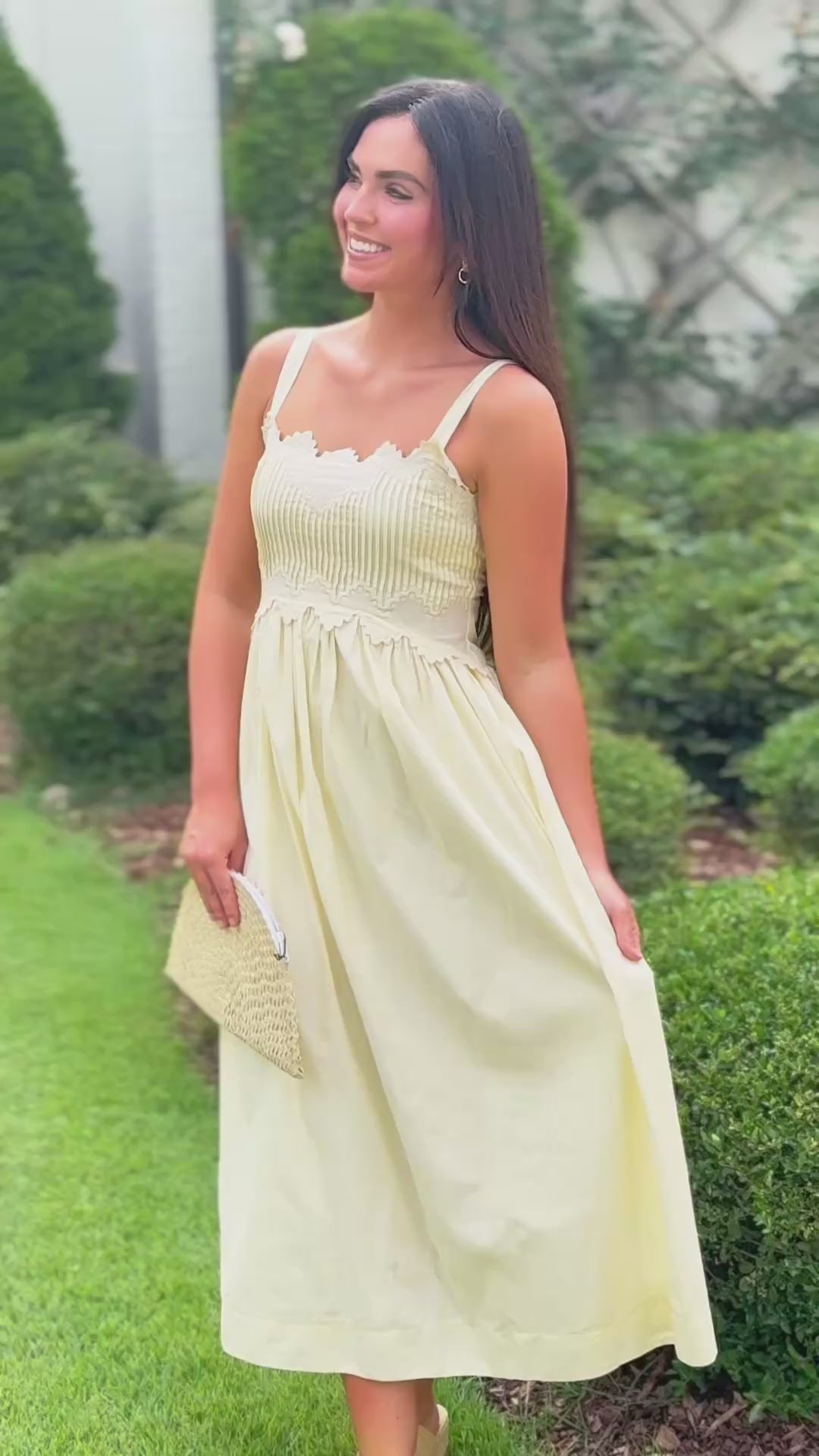 Sunshine &amp; Lace Midi Dress