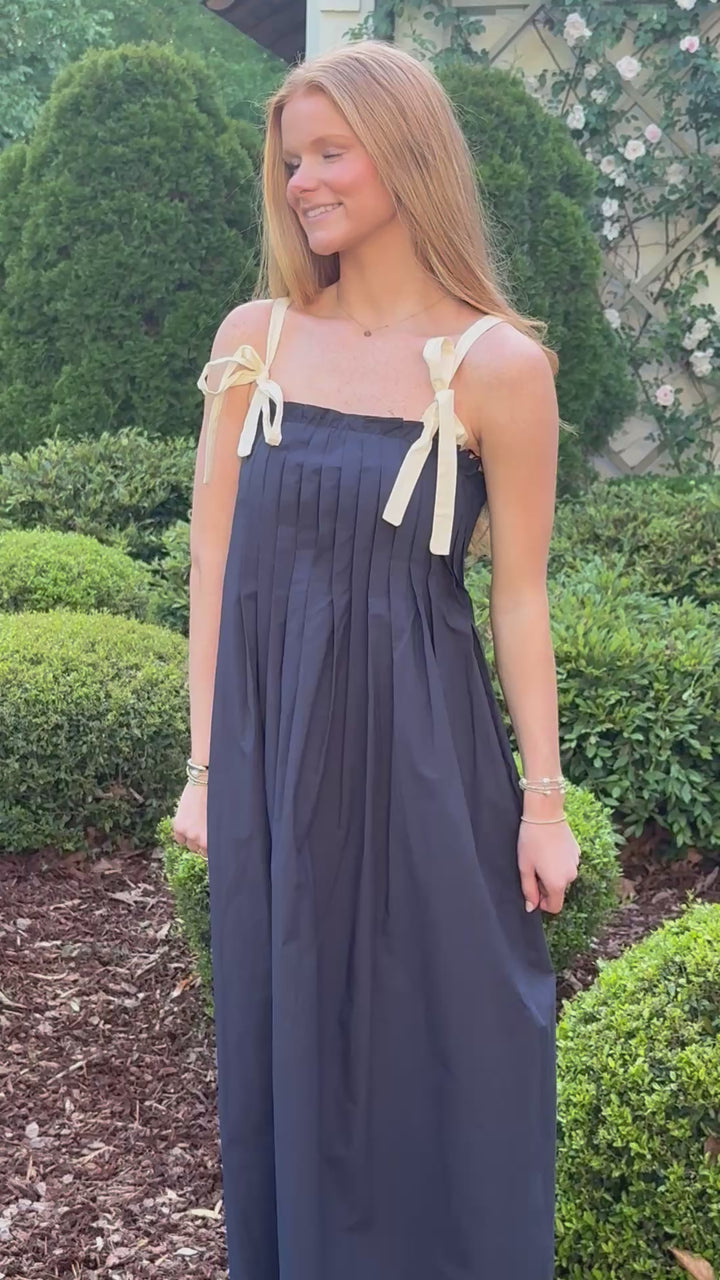 Noelle Pleated Dress