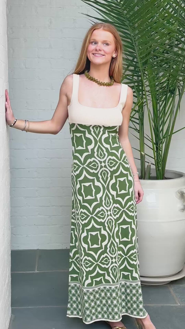 Geo Knit Dress
