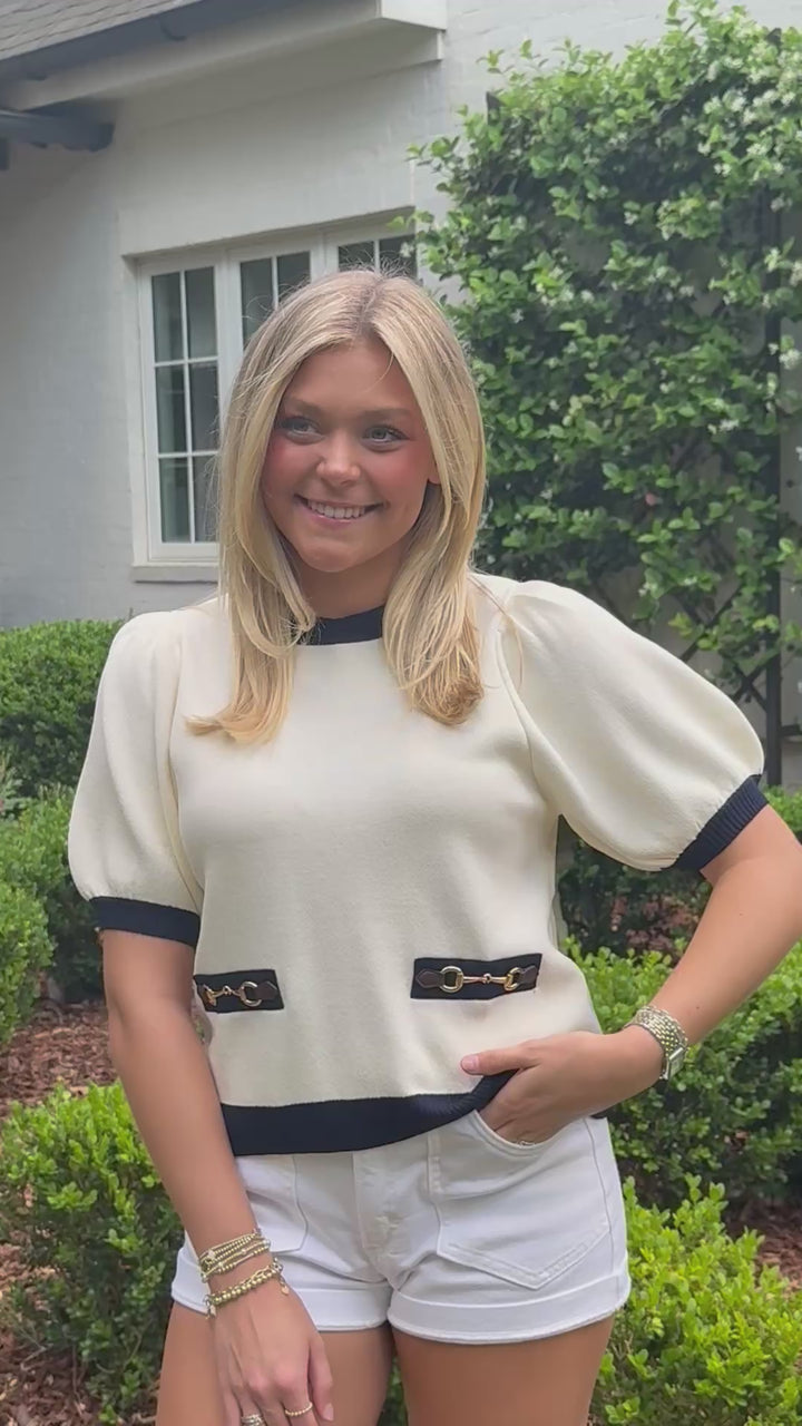 Long Island Coastal Sweater Top