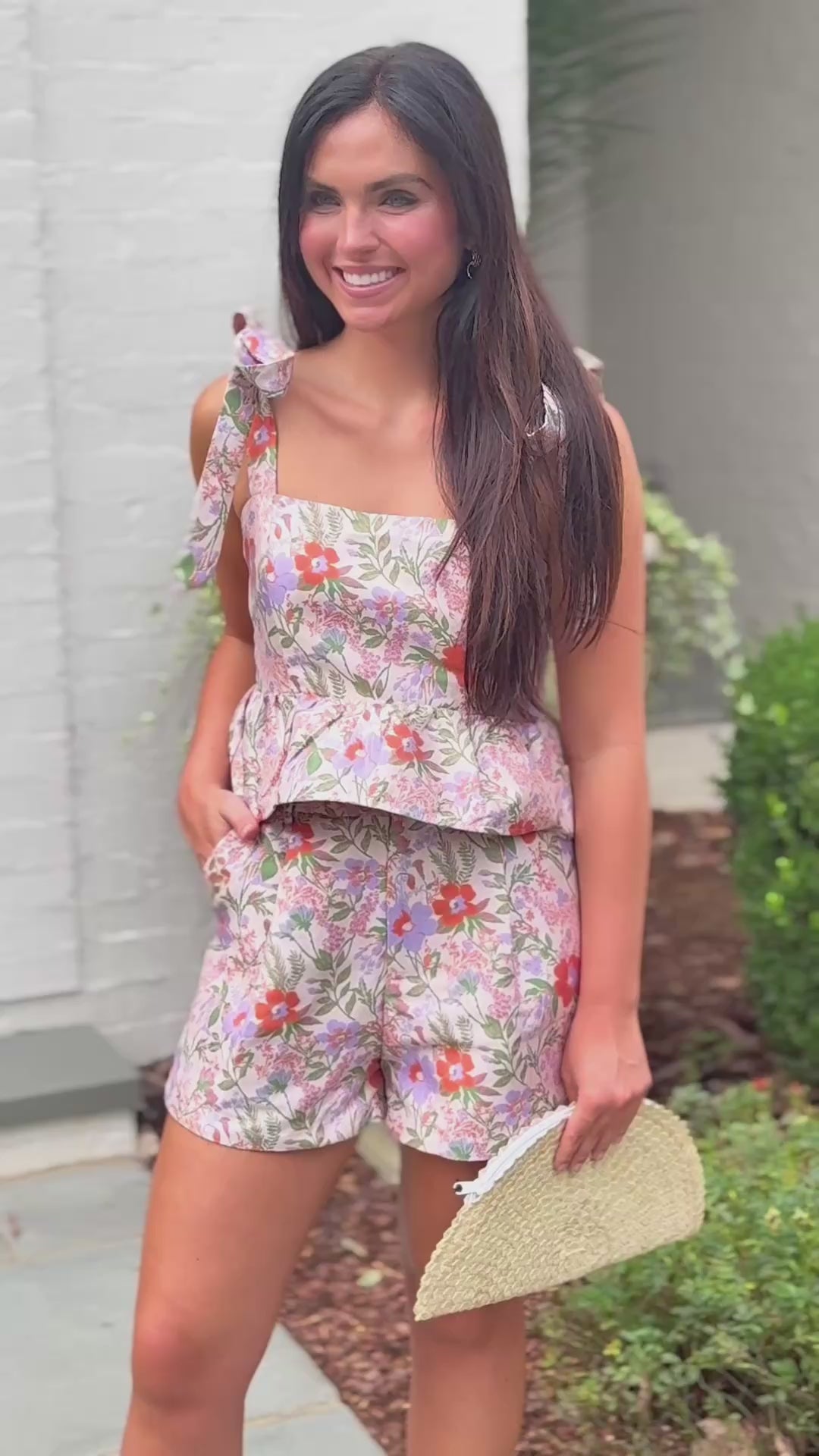Floral Peplum Set