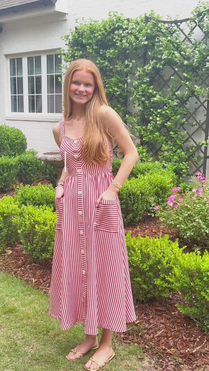 Summer Seersucker Dress