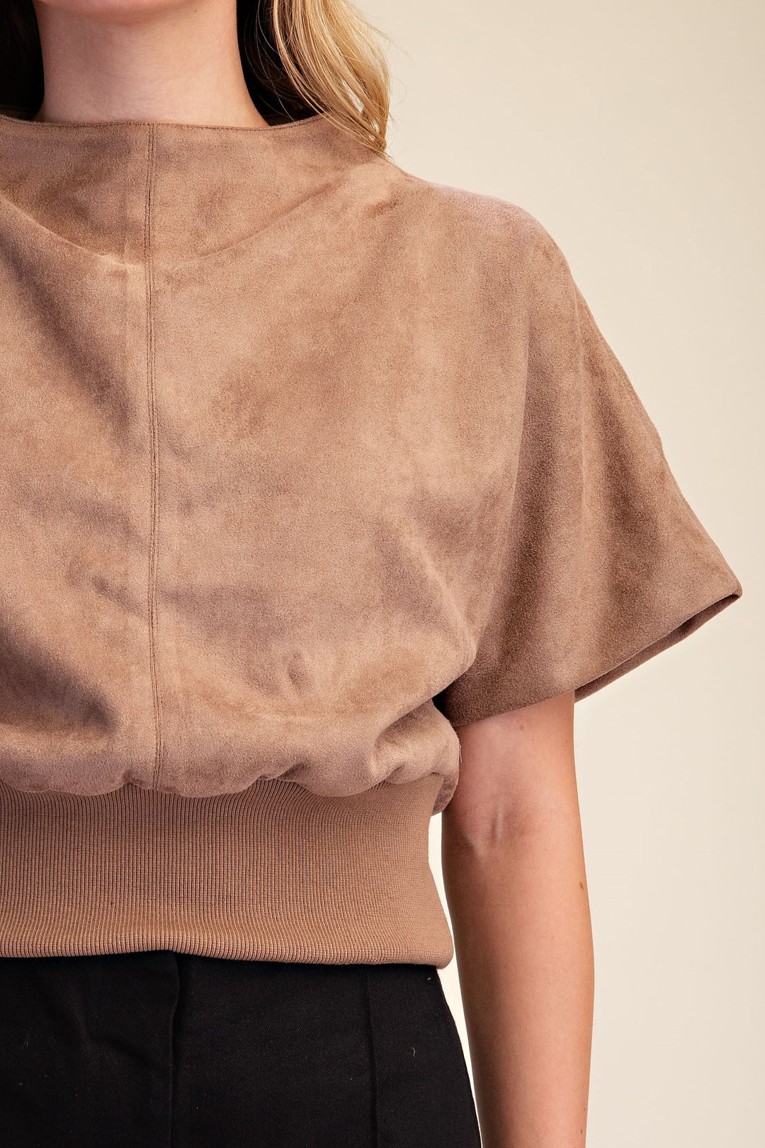 Ines Top in Mocha