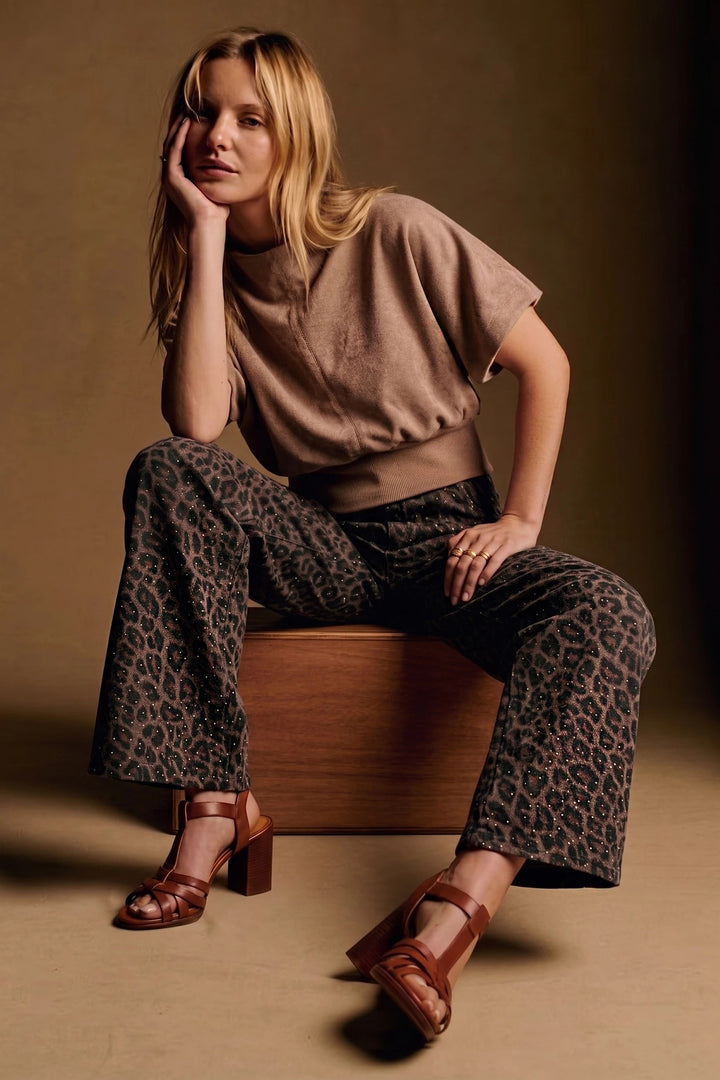 Ines Top in Mocha