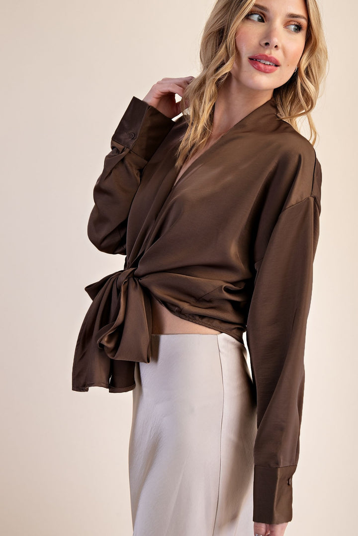 Wynn Top in Brown
