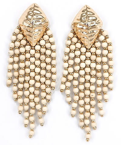 Beaded Tassel Earrings