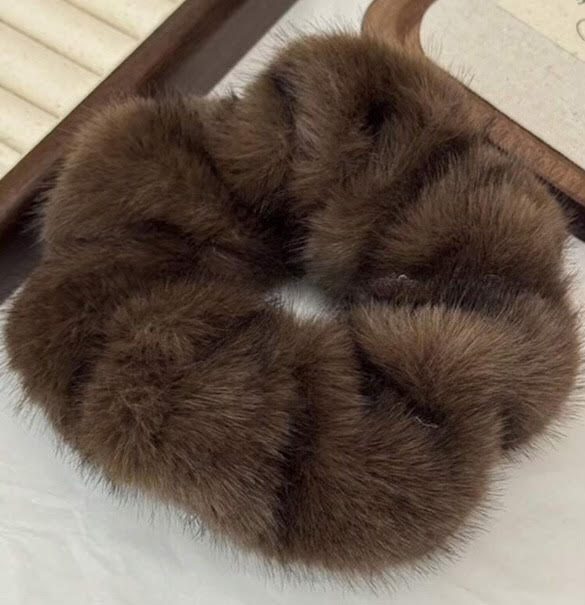 Fur Scrunchie