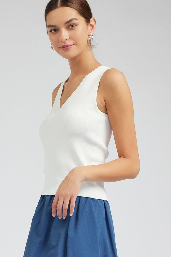 Reyes Top - White