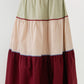 Colorblock Midi Skirt