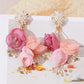 Pearl Flower Drop Earrings