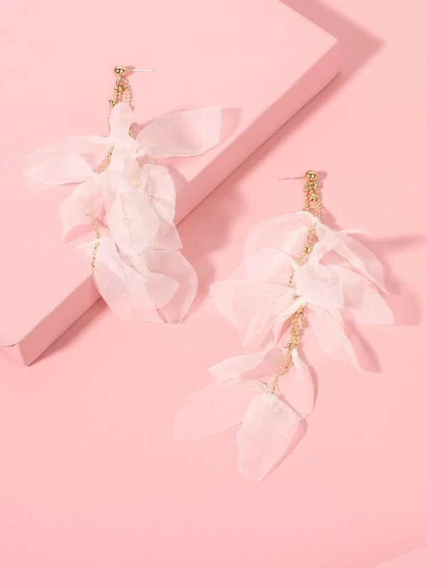 Tulle Statement Earring
