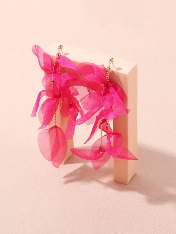 Tulle Statement Earring