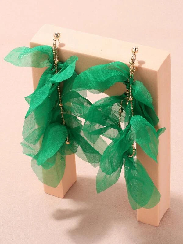 Tulle Statement Earring