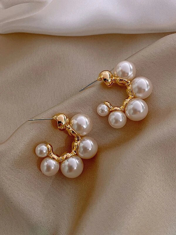 Mini Pearl Hoop